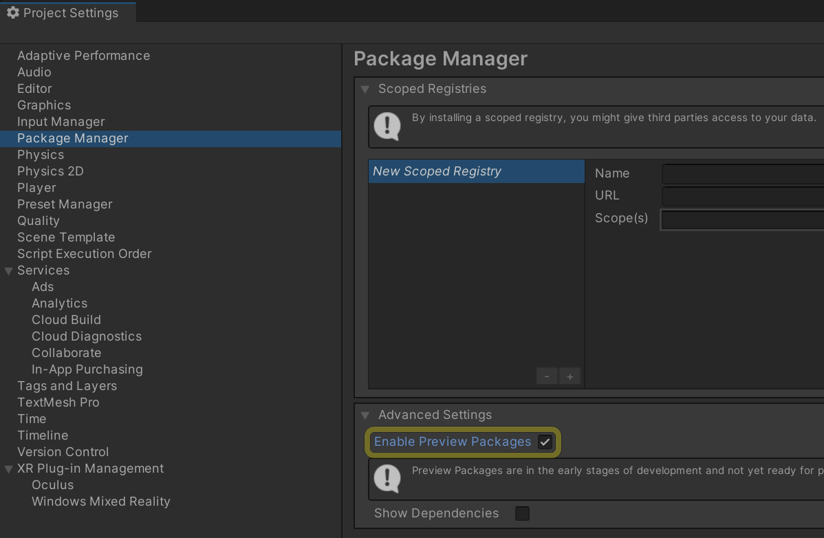 Package Manager